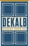 DeKalb Garage Door Co. badge logo